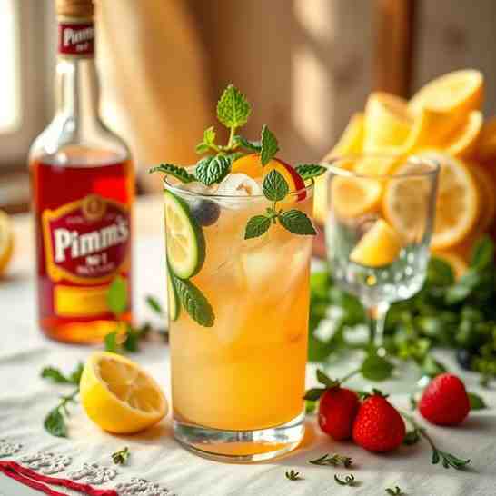 Pimm's Cup Recipe - Classic Summer Cocktail